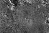 Channels Coming from Debris Apron in Mamers Valles