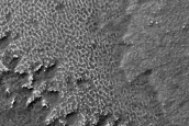 Landforms above Subsurface Radar Observations of South Polar Cap