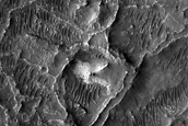 Ridges West of Flaugergues Crater
