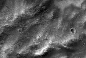 Erosion of Mound near Tyrrhenus Labyrinthus