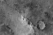 Terrain Sample near Holden Crater and Eberswalde Crater