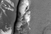 Dune with Seasonally Persistent Light-Toned Features
