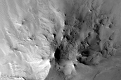 Central Peak of Impact Crater
