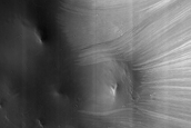 Oblong Crater in Barth Crater