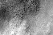 Mass Wasting in Northeast Fontana Crater