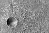 Mid-Latitude Crater