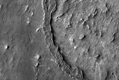 Inverted Channel in Noachis Terra