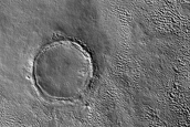 Crater Ejecta near Hrad Vallis