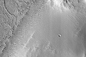 Lava Margin in Elysium Planitia