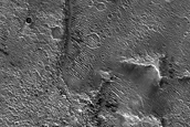 Collapse Terrain near Orson Welles Crater