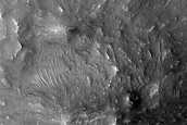 Central Peak of Impact Crater