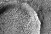 Crater in Thaumasia Region