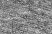 Landforms above Subsurface Radar Observations of South Polar Cap