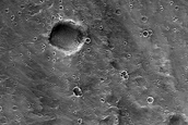 Terrain West of Berseba Crater