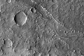 Inverted Channel in Noachis Terra