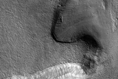 Layered Feature in Mamers Valles