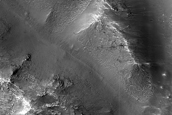 Hillslope Morphologies in Crater