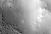 Light and Dark Slope Streak Monitoring Relative to MOC E18-00638