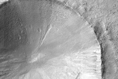 Monitor Slope Features in Tivat Crater