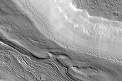Mamers Valles Wall with Possible Clays