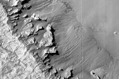 Monitor Slope Features in Rabe Crater