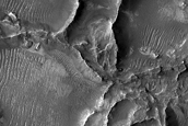 Boxwork Ridges in Noachis Terra