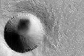 One Kilometer Diameter Crater