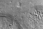 Crater Ejecta in Northern Mid-Latitudes