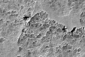 Small Ice Exposing Scarp