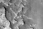 Potential Fan Deposit at Head of Mawrth Vallis