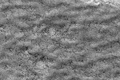 Landforms above Subsurface Radar Observations of South Polar Cap