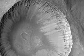 Well-Preserved 2 to 3-Kilometer Superposed Impact Crater