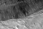 North-Facing Gullies in Lobo Vallis