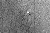 Landforms above Subsurface Radar Observations of South Polar Cap