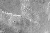 Gully with Bright Deposit