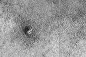 Collapse Pit on South Polar Layered Deposits