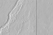 Channel on Arsia Mons Flank
