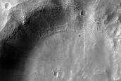 Crater with Possible Exit Channel