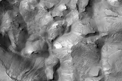 Gullies on Gorgonum Chaos Mesas