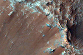 Monitor Slopes in Eos Chasma