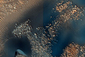 Dune Monitoring in Renaudot Crater