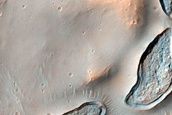 Fresh-Looking Ruptures on Crater Floor in Noachis Terra