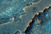 Monitoring Rockfalls next to Juventae Chasma