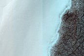 Dark Lanes in South Polar Residual Cap