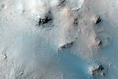 Monitor Slopes of Central Peaks in Horowitz Crater