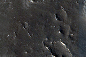 Utopia Planitia Mesas and Flow Features