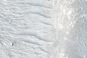Sinuous Ridges on Both Sides of Scarp in Aeolis Planum