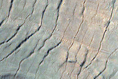 Monitor Steep Slopes of Asimov Crater
