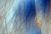 Sand Dunes in Hooke Crater