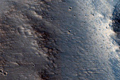 Central Structure of Large Crater